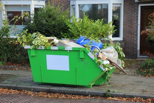 Crew wearing PPE during a waste removal operation